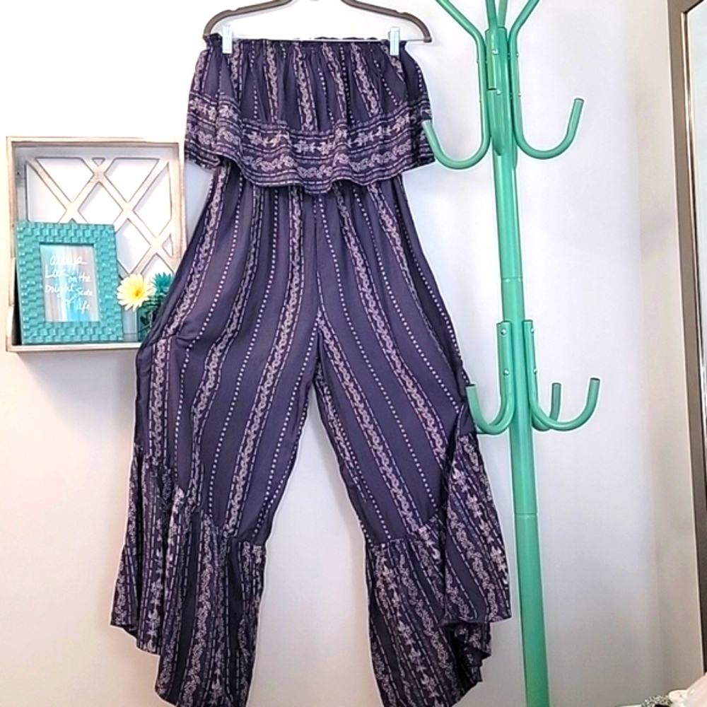 Romper Blue Violet Size M - Picture 1 of 5